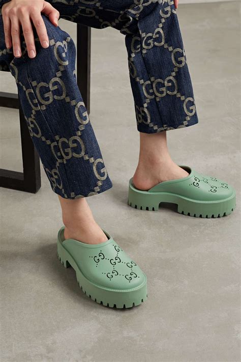 gucci elea platform mules.